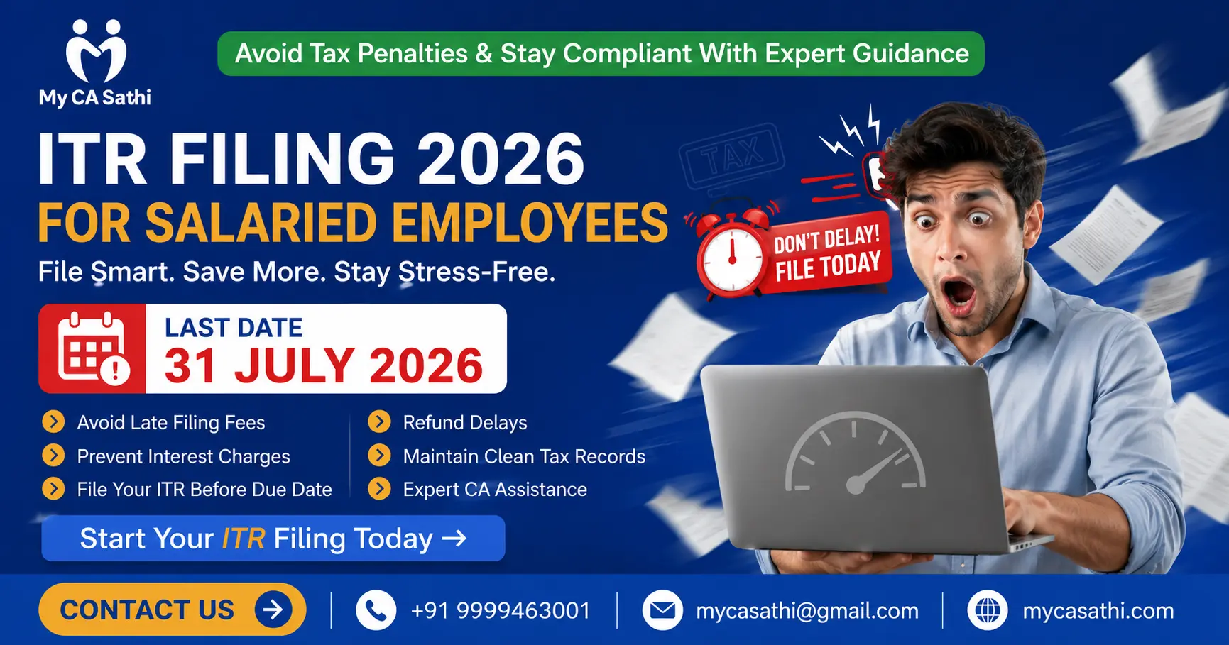 ITR Filing 2026 for Salaried Employees: Complete Step-by-Step Guide image